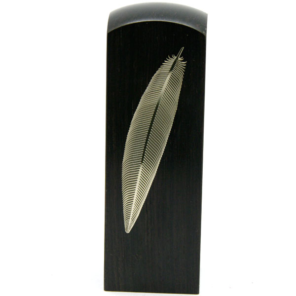 흑단사각9푼 (27mm)-금색나뭇잎